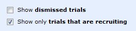 New Clinical Trial Search Options