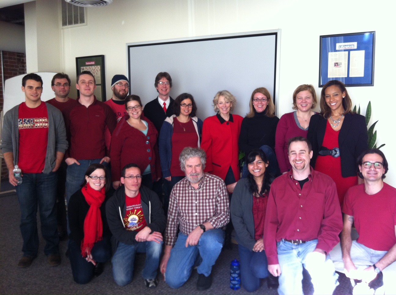 The PatientsLikeMe Team Showing Our Support for Women's Heart Health