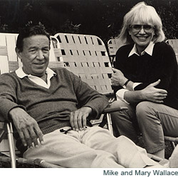 Mike and Mary Wallace.  Photo Courtesy of CBS News. 